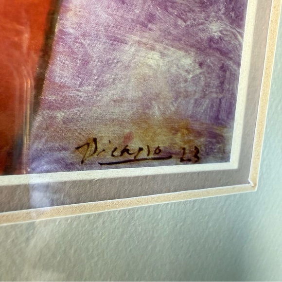 Pablo Picasso “The Lovers” 1923 Framed Art Print 15x19 Gold Wall Decor - Picture 4 of 17